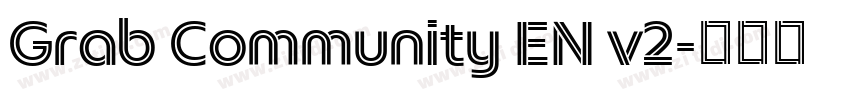 Grab Community EN v2字体转换 Grab Community EN v2字体转换